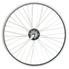 Baldys 26" Rear Silver Mountain Bike Wheel 5 Speed Quick Release Alloy Hub