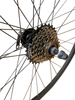 Baldys 7 Speed 27.5" 650B Rear Disc Brake Mountain Bike Wheel Sealed Alloy Hub