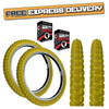 KENDA 20 x 2.25 YELLOW K-51 Compe 3 Tread BMX / Mountain Bike TYREs TUBEs