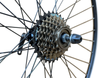 Baldy's 7 Speed 700c Road Racing Bike Rear Wheel BLACK Quick Release Hub