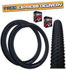 Kenda SMALL BLOCK 8 EIGHT 26 x 2.10 BLACK Mountain Bike TYRE s TUBE s K-1047