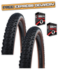 Schwalbe SMART SAM 29 x 2.35 BRONZE WALL Mountain Bike TYREs TUBEs
