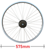 Baldys 7 Speed 26" Rear Silver Mountain Bike Wheel Sealed Bearing Alloy Hub