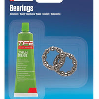 Weldtite Caged 3/16" Headset Bearings & 5g TF2 Grease Bike / Bicycle
