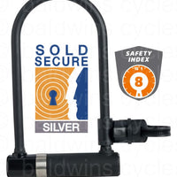 AXA Newton 230 / 14 Key U-Lock. (SILVER Sold Secure)