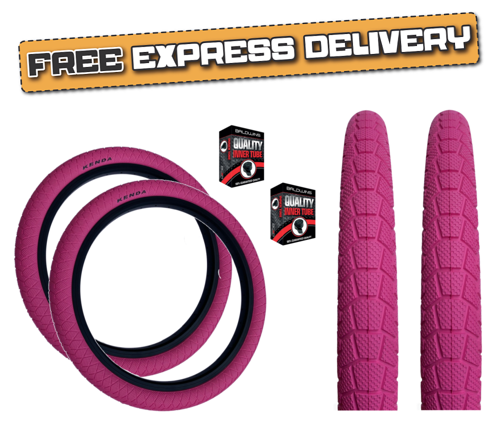 18x1 95 store bike tire pink