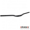 KranX 31.8mm Alloy Riser MTB Handlebars in Black. Size: 720mm