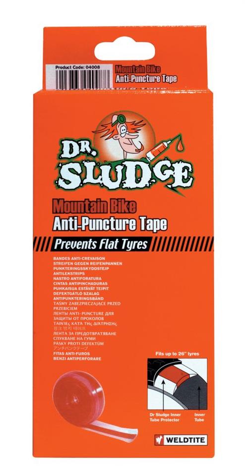 Weldtite Dr Sludge Anti Puncture Tape Red - (Mountain Bike)