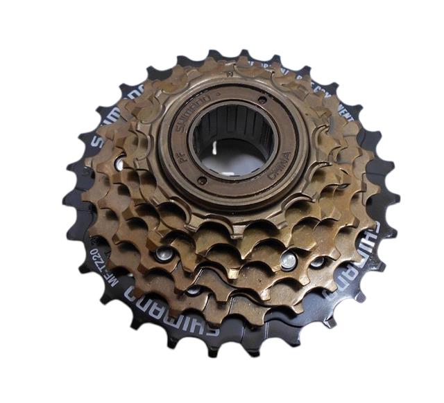 Shimano 6 Speed Freewheel / Cassette MF-TZ20 14 / 28 Index - Screw On