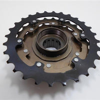 Shimano 7 Speed Freewheel / Cassette MF-TZ500-7 14 / 28 Index - Screw On