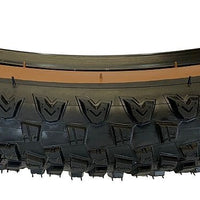 Baldys 26 x 2.10 Mountain Bike CLASSIC BROWN WALL Off Road TYREs TUBEs