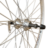 Baldys 26" Silver Rear Screw On Mountain Bike Wheel Quick Release Alloy Hub
