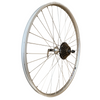 Baldys 26" Rear Silver Mountain Bike Wheel 7 Speed Quick Release Alloy Hub