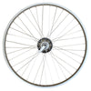 Baldys 26" Rear Silver Mountain Bike Wheel 7 Speed Quick Release Alloy Hub
