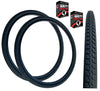 Baldys 26 x 1-3/8 BLACK Traditional Vintage Road Bike Cycle TYRES TUBES