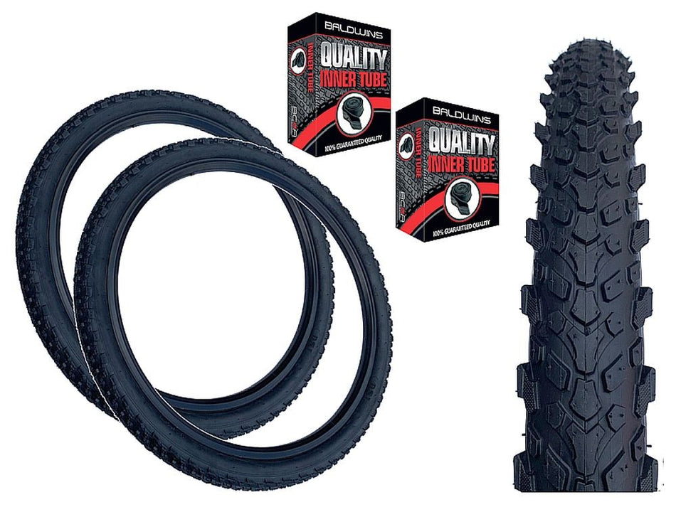 Baldys 26 x 1.95 Mountain Bike Tyre BLACK