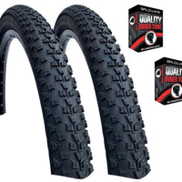 Baldys 29 x 2.10 BLACK Mountain Bike Tyre s / Tube s Off Road Knobby Tread