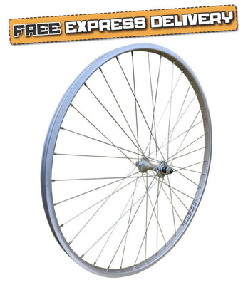 Baldys 27 x 1-1/4 FRONT Bike Cycle Wheel Nutted Hub