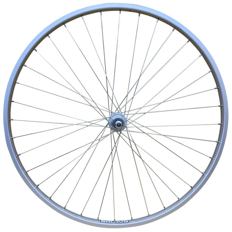 Baldys 27 x 1-1/4 FRONT Bike Cycle Wheel Nutted Hub