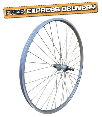Baldys 27 x 1-1/4 REAR Bike Cycle Wheel SCREW ON Nutted Hub