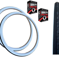 Baldys 27 x 1-1/4 WHITEWALL TYREs TUBEs Traditional Vintage Road Bike Cycle