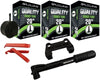 Baldwins Bike Inner Tubes 20 x 1.75 to 2.125 Schrader Valve & Tyre Levers & Mini Pump (PACK OF 3)