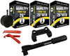 Baldwins Bike Inner Tubes 26 x 1.75 to 2.125 Schrader Valve & Tyre Levers & Mini Pump (PACK OF 3)