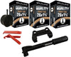 Baldwins Bike Inner Tubes 26 x 1-3/8 Schrader Valve & Tyre Levers & Mini Pump (PACK OF 3)