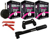 Baldwins Bike Inner Tubes 27.5 x 2.20 to 2.40 Presta Valve & Tyre Levers & Mini Pump (PACK OF 3)