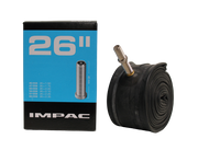 Impac Inner Tube 26" 40/60-559 Schrader Valve Mountain Bike MTB Bicycle