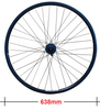 Baldys 700c Hybrid Bike Rear Disc Brake Wheel Shimano 8-9-10 Speed M475 Hub