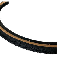 Baldys 700 x 38c Hybrid Trekking Bike TYREs TUBEs TAN AMBER WALL Slick Tread