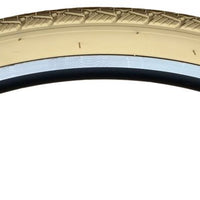 Baldys 700 x 35c CREAM Hybrid Trekking Cycle Bike TYREs Slick Road Tread