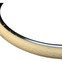 Baldys 700 x 35c CREAM Hybrid Trekking Cycle Bike TYREs Slick Road Tread