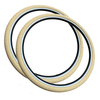 Baldys 700 x 35c CREAM Hybrid Trekking Cycle Bike TYREs Slick Road Tread