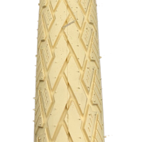 Baldys 700 x 38c CREAM Hybrid Trekking Slick Road Cycle Bike TYREs TUBEs