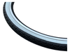 PAIR Baldys 700 x 35c WHITEWALL Hybrid Trekking Cycle Bike TYRES & TUBES Slick Tread