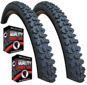 Kenda SMOKE 20 x 1.95 Black Mountain Bike BMX TYREs TUBEs K-816 Off Road MTB