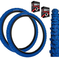 Kenda 26 x 1.95 BLUE Mountain Bike Off Road MTB Knobby Tread TYREs TUBEs