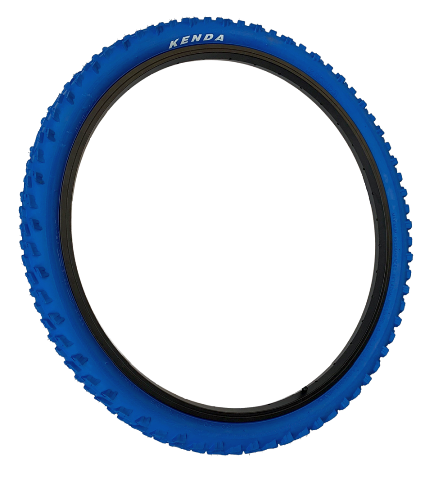 Kenda 26 x 1.95 BLUE Mountain Bike Off Road MTB Knobby Tread TYREs TUBEs