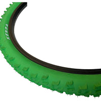 KENDA 24 x 1.95 GREEN Mountain Bike Off Road MTB Knobby Tread TYREs TUBEs