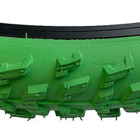 KENDA 24 x 1.95 GREEN Mountain Bike Off Road MTB Knobby Tread TYREs TUBEs