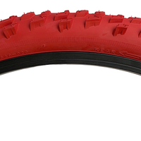 KENDA 24 x 1.95 RED Mountain Bike Off Road MTB Knobby Tread TYREs TUBEs