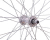 700c PAIR Hybrid Bike Silver Alloy Wheels + 6 Speed Shimano Freewheel