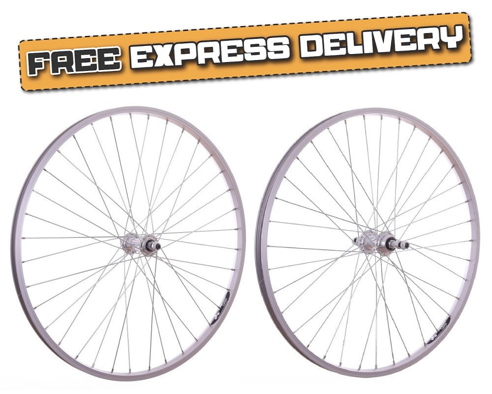 Bicycle Wheel 700 25c Wheel Size 700c PAIR Hybrid Bike Wheels