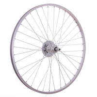 700c REAR Hybrid Bike / Cycle Wheel + 5 SPEED SPROCKET