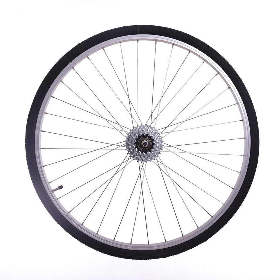 700c REAR Hybrid Bike / Cycle Wheel + 5 Speed Freewheel + TYRE & TUBE