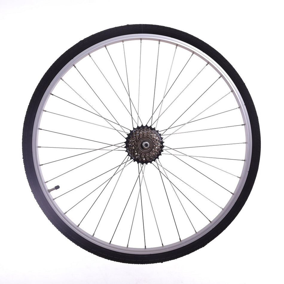 REAR 6 Speed 700c Hybrid Trekking Bike / Cycle Wheel + TYRE & TUBE