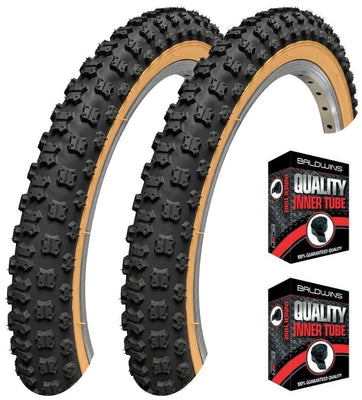 Baldy's 27.5 x 2.10 BLACK Off Road Knobby Tread Tyre for TB ountain Baldy's 27.5 x 2.10 BLACK Off Road Knobby Tread Tyre for TB ountain