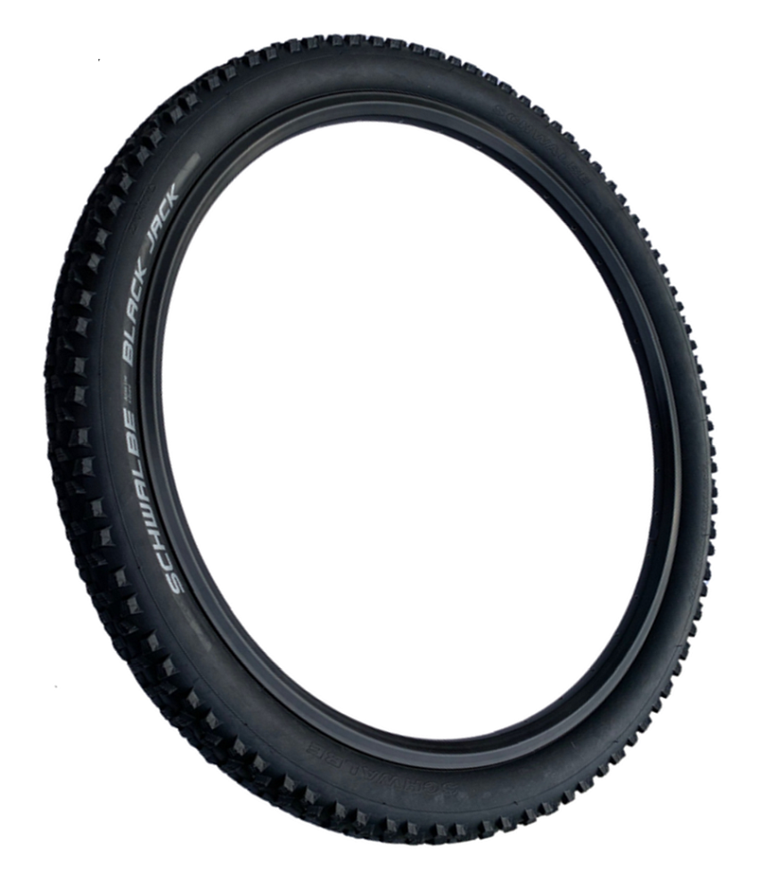 Schwalbe BLACK JACK 24 x 2.10 Mountain Bike Black Off Road Knobby TYRE s TUBE s